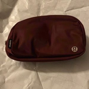Lululemon belt bag in red merlot